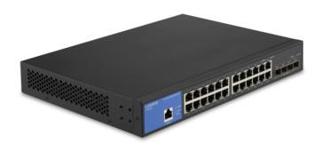 8-Port Managed Gigabit Ethernet Switch with 2 1G SFP Uplinks TAA Compliant  LGS310C